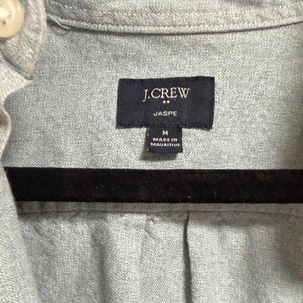 J Crew Men's Blue Button-Down Shirt - Picture 2 of 3